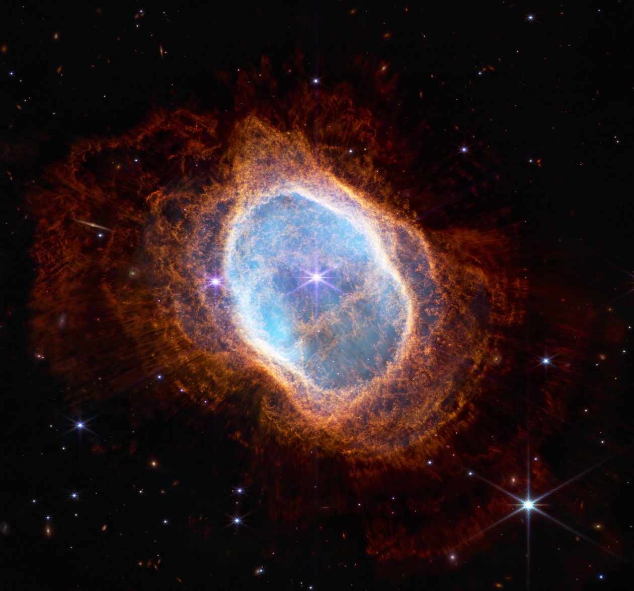 Nebulosa del Anillo Sur (Imagen NIRCam) de James Webb Space Telescope (NASA)