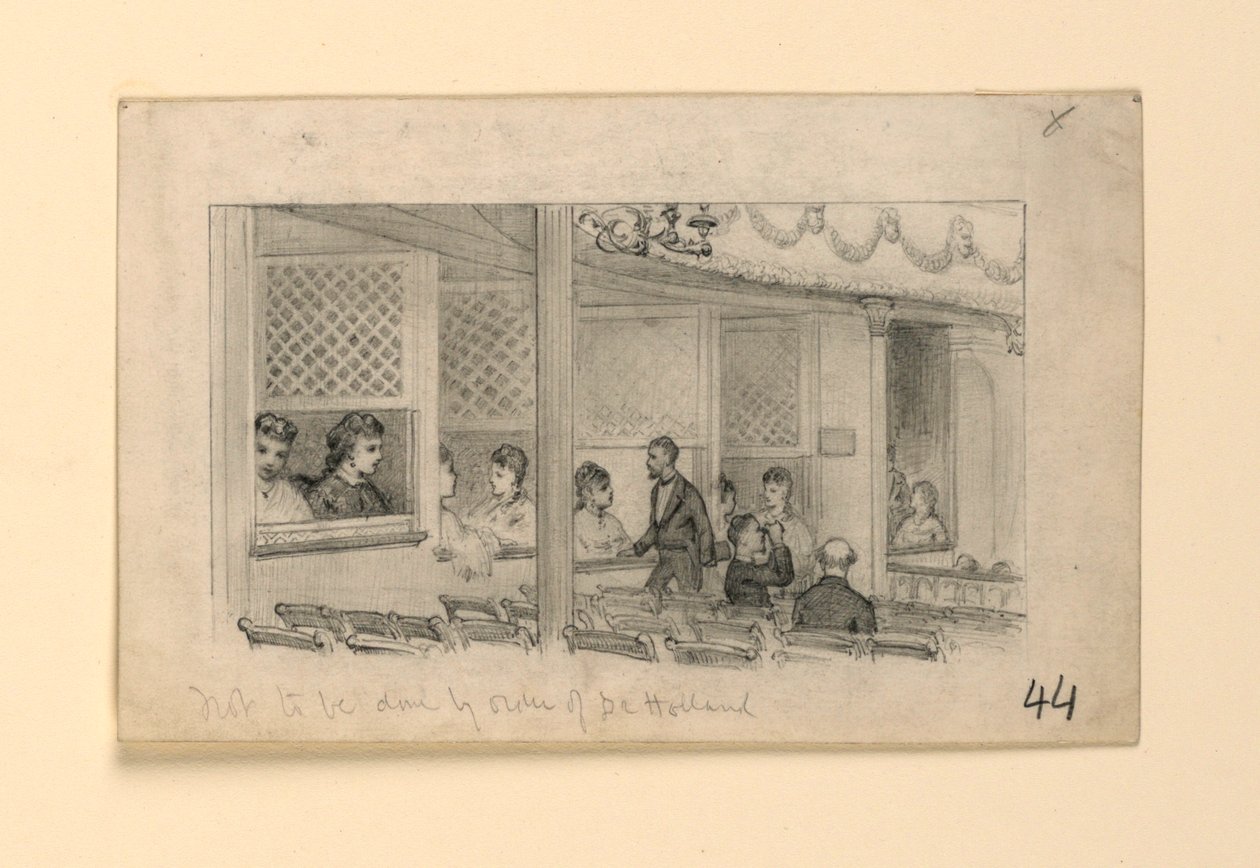 Interior del teatro de James Wells Champney