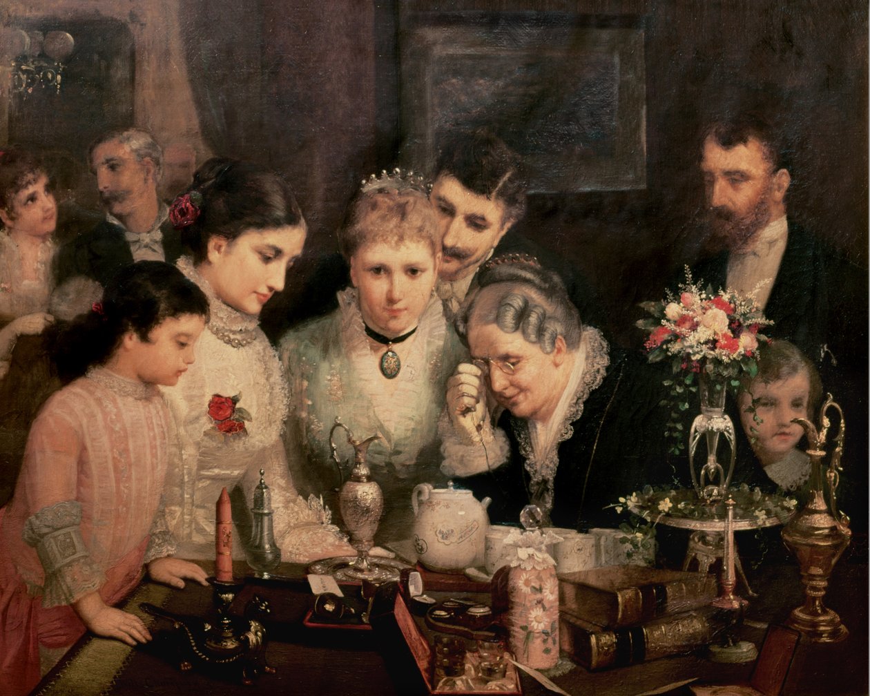 Regalos de boda, c.1880 de James Wells Champney