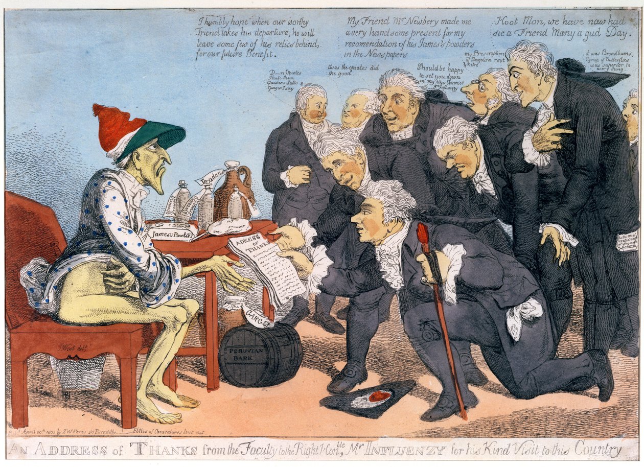Un discurso de agradecimiento de la facultad al Hon. Sr. Influenzy por su amable visita al país, 1803 de James West