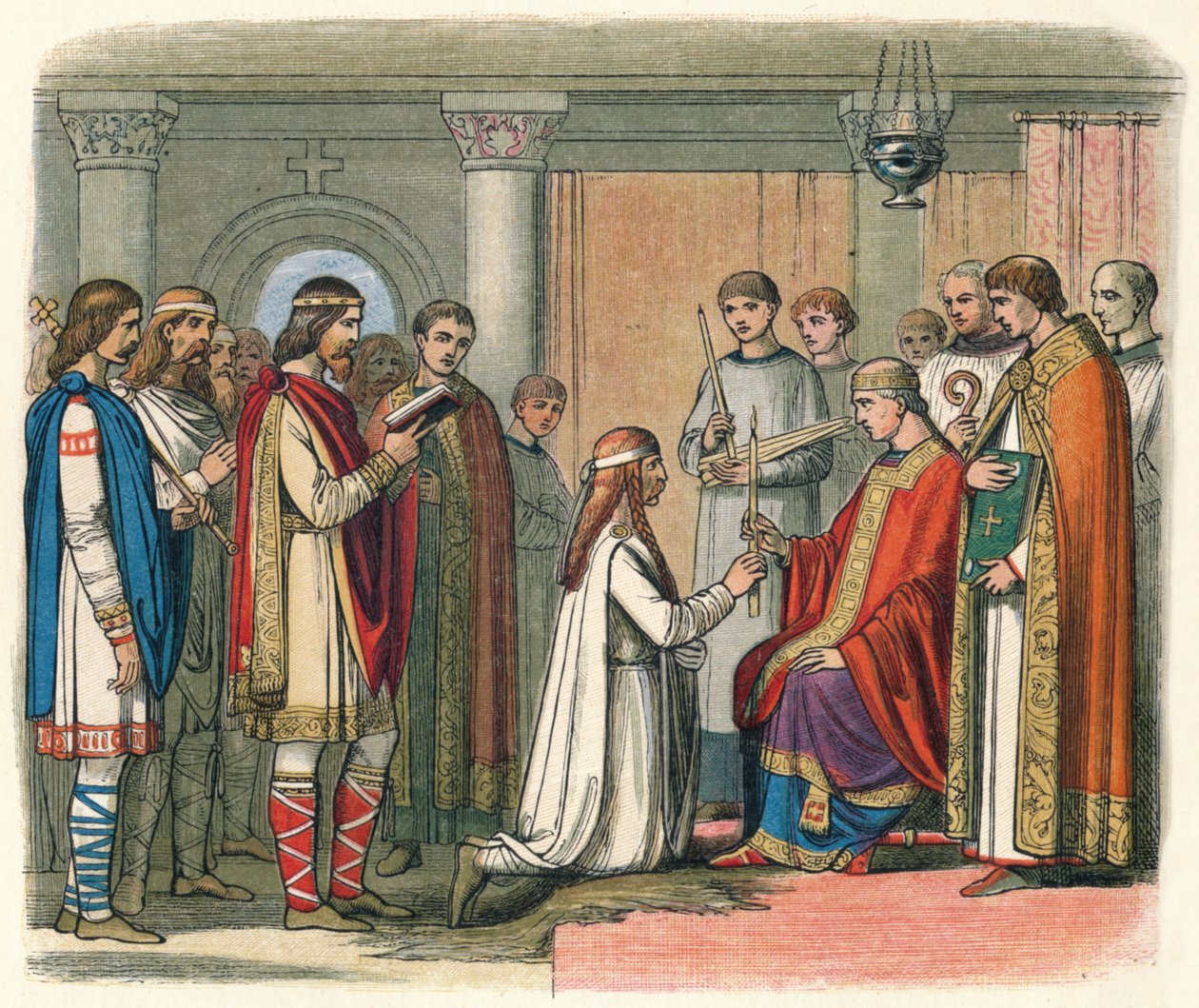 Bautismo del Rey Guthorm, 878 1864 de James William Edmund Doyle