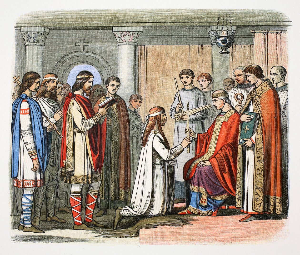 Bautismo del Rey Guthrum de James William Edmund Doyle