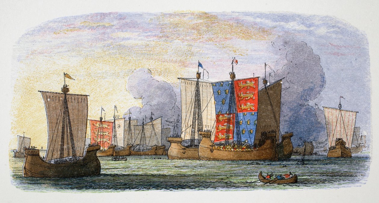 Batalla de Sluys, 1340 de James William Edmund Doyle