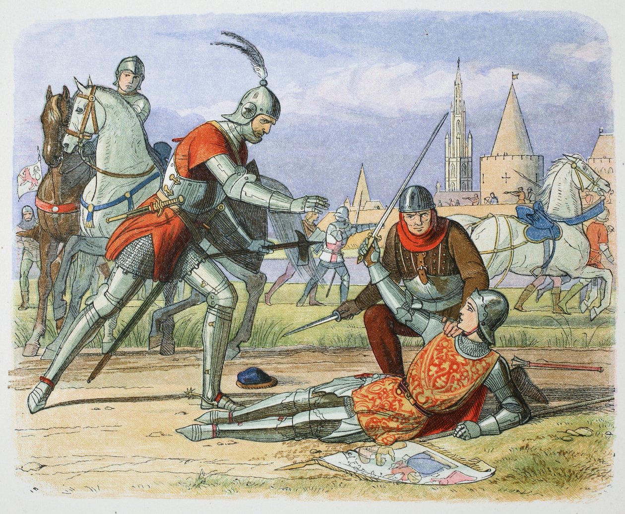 Captura de Juana de Arco, Compiègne, Francia, 1430 de James William Edmund Doyle