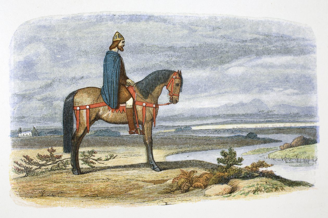 El rey Alfredo planea la captura de la flota danesa, 892 1864 de James William Edmund Doyle
