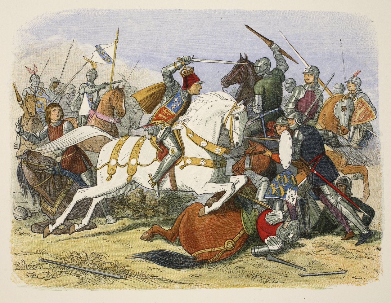Ricardo III en el campo de Bosworth, 22 de agosto de 1485, de 