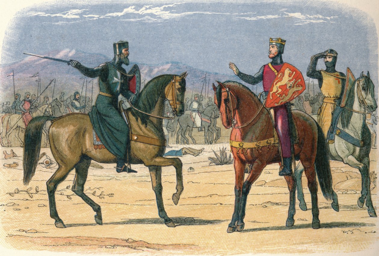 Ricardo y el Maestro de San Juan, 1191 1864 de James William Edmund Doyle