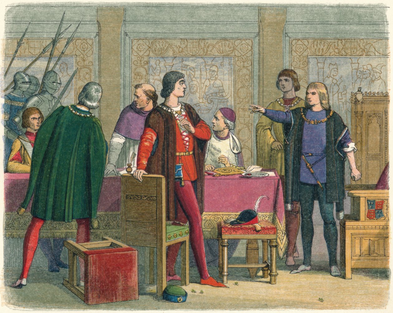 Ricardo ordena el arresto de Hastings, 1864 de James William Edmund Doyle