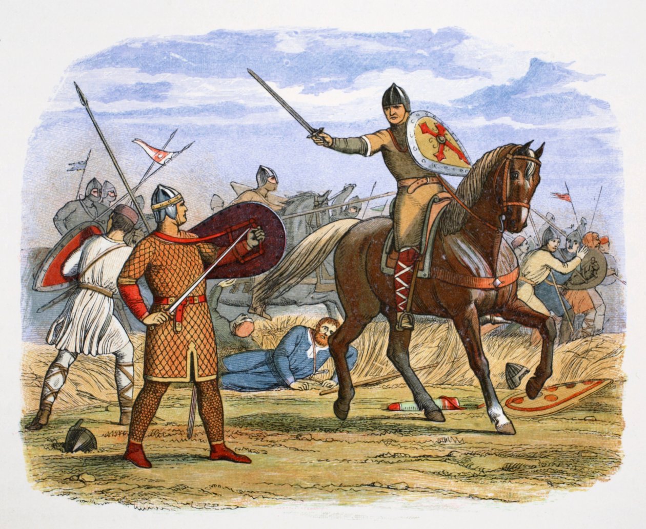 Robert, Duque de Normandía, capturado en la Batalla de Tinchebraye, Normandía, 1106 1864 de James William Edmund Doyle