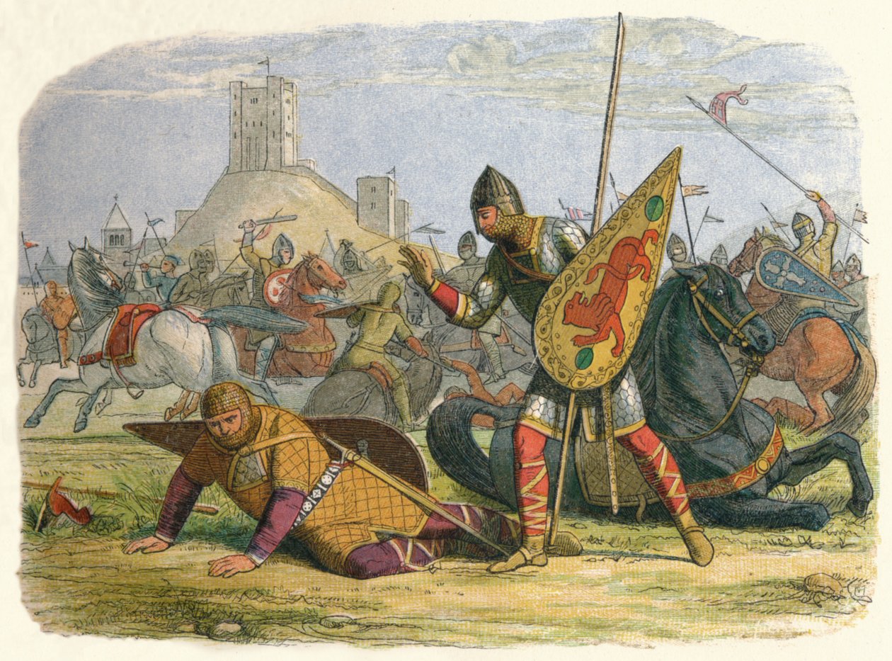 Roberto hiere a su padre, 1079, 1864 de James William Edmund Doyle