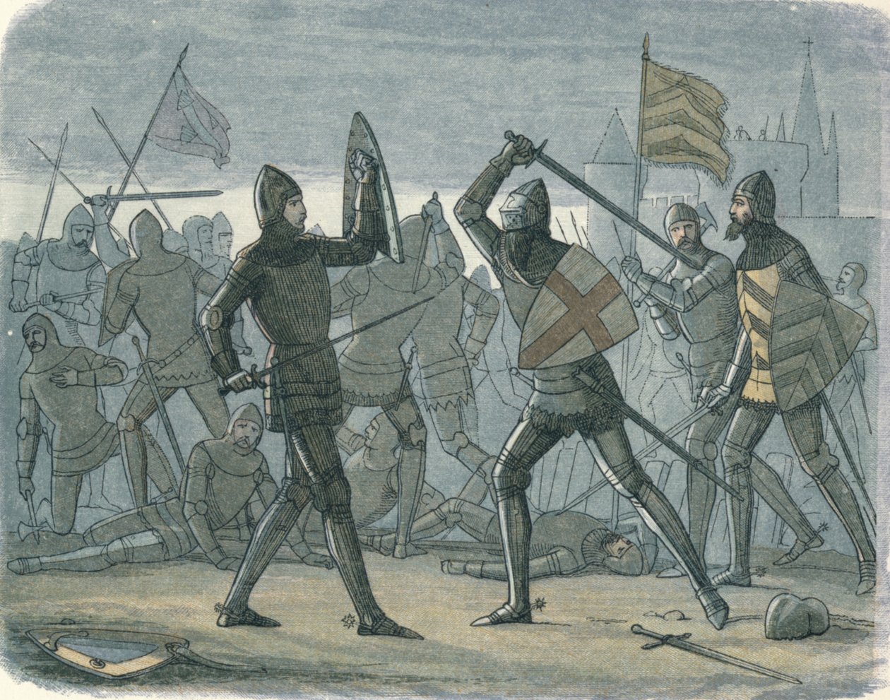 El alivio de Calais, 1864 de James William Edmund Doyle