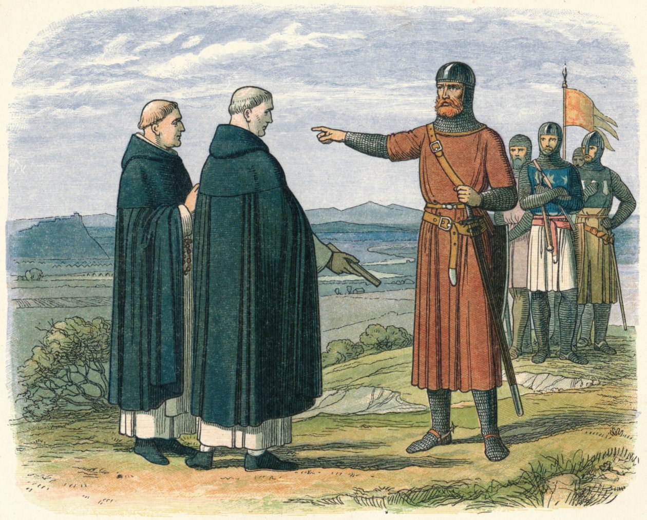Wallace rechaza las propuestas inglesas, 1297 1864 de James William Edmund Doyle