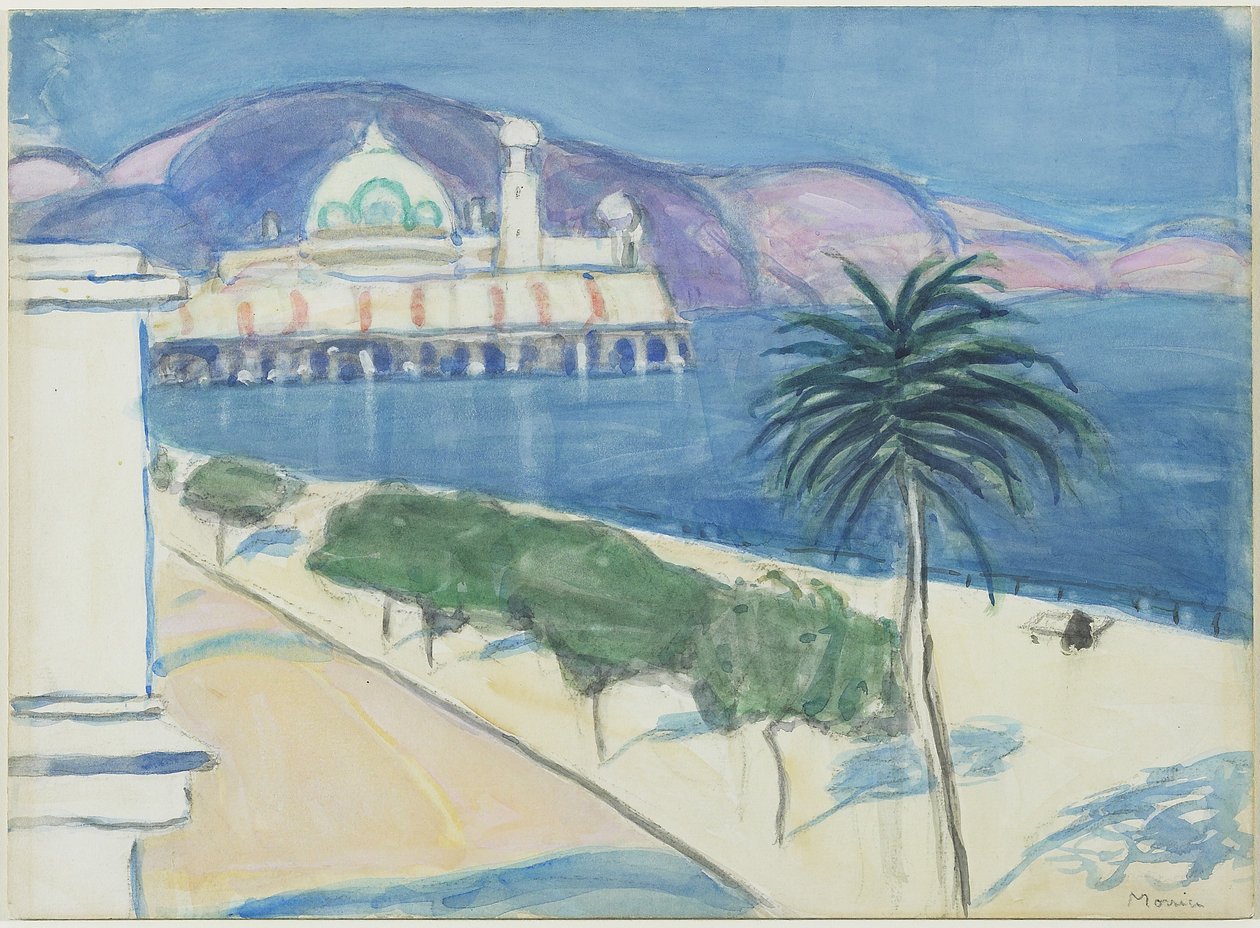 Casino junto al Mar, c.1921 de James Wilson Morrice
