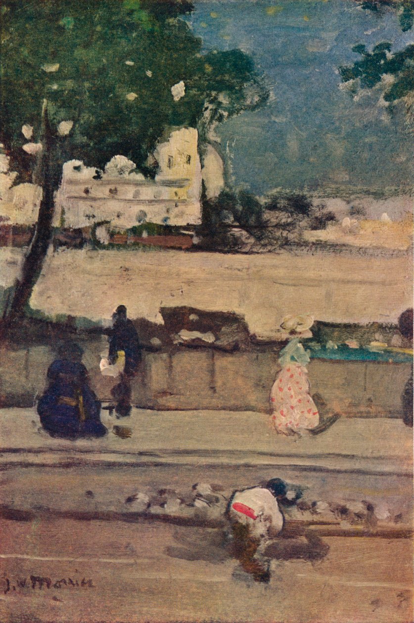 Quai Des Grands Augustins, París de James Wilson Morrice