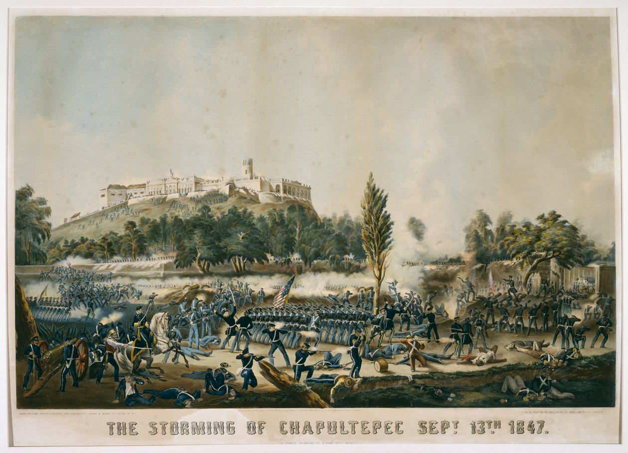 El Asalto de Chapultepec 13 de septiembre de 1847, 1848 de James after Walker