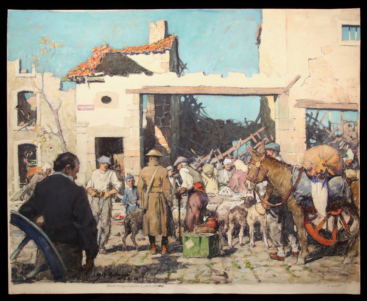 Refugiados retornados Hatton Chattel de James de Vine Aylward