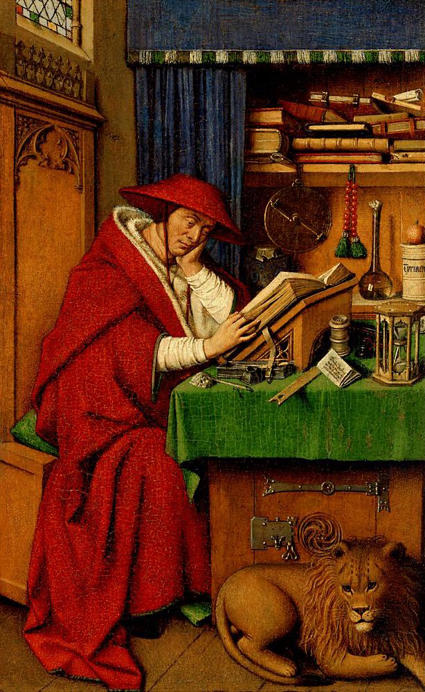 San Jerónimo en su estudio de Jan van Eyck