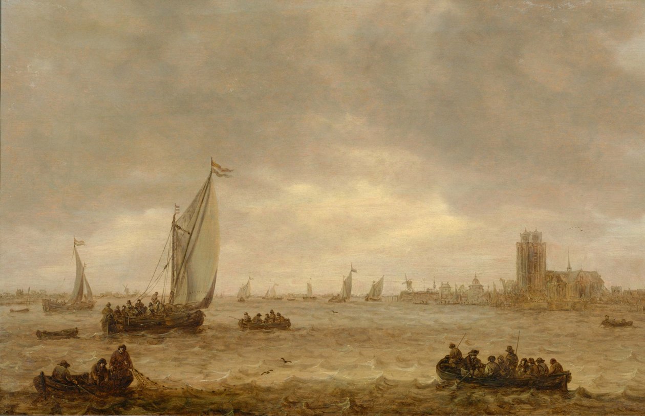 Desembocadura del Mosa (Dordrecht) de Jan Josephsz van Goyen