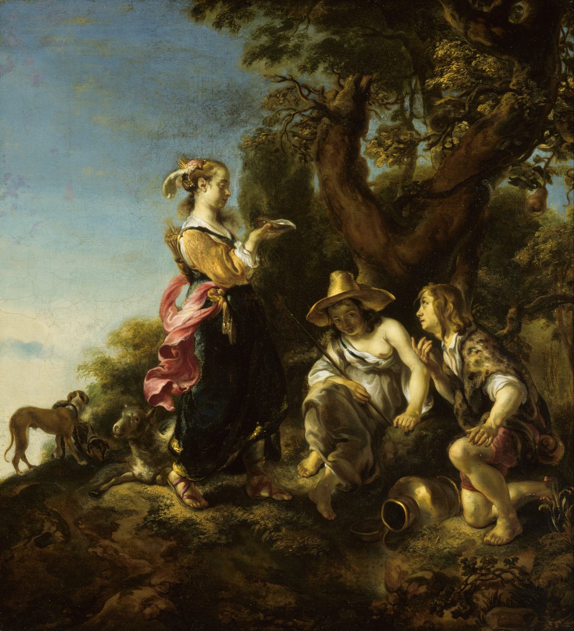 Granida y Daifalo de Jan van Noordt