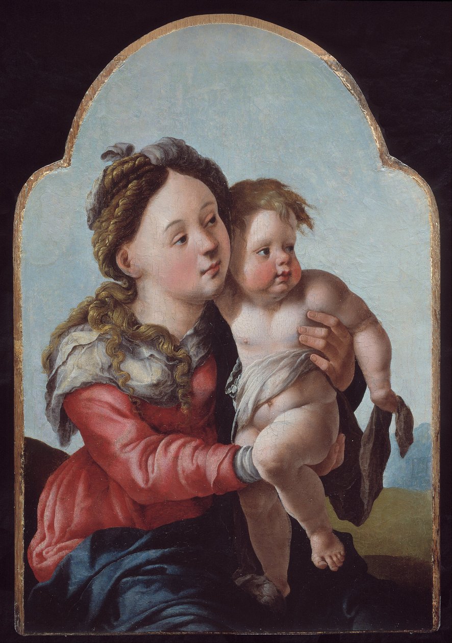 Madonna y el Niño de Jan van Scorel