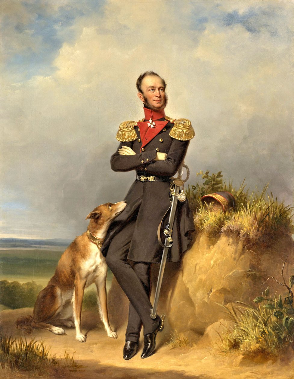 Guillermo II (1792-1849), Rey de los Países Bajos de Jan Adam Janszoon Kruseman