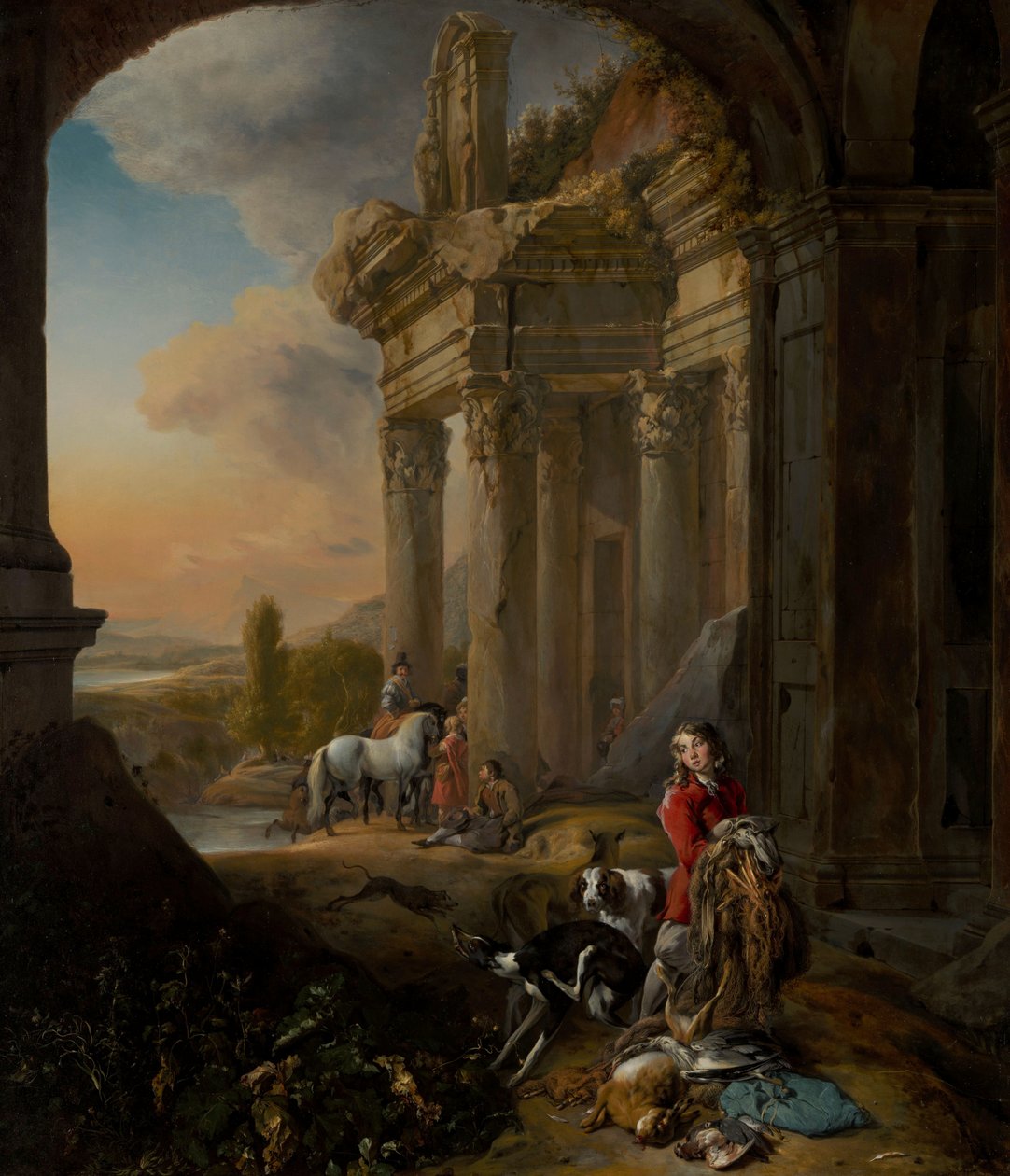 Regreso de la caza de Jan Baptist Weenix