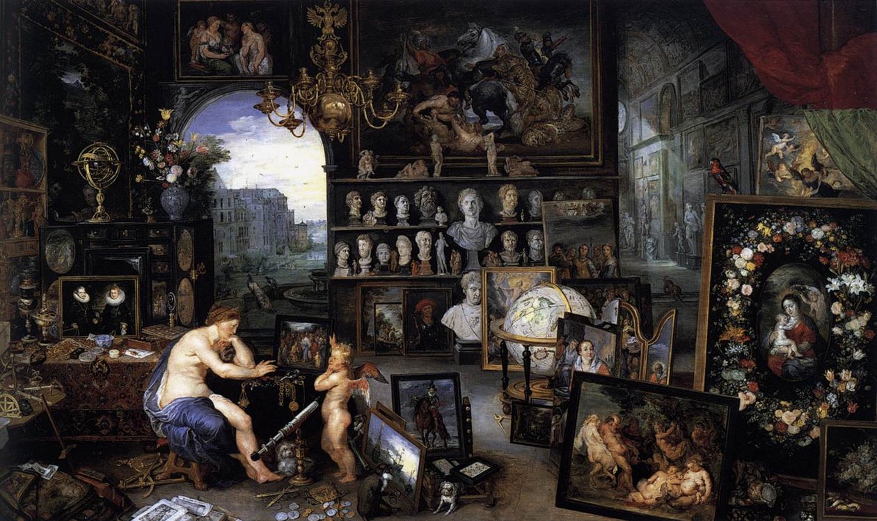 El sentido de la vista de Jan the Elder Brueghel