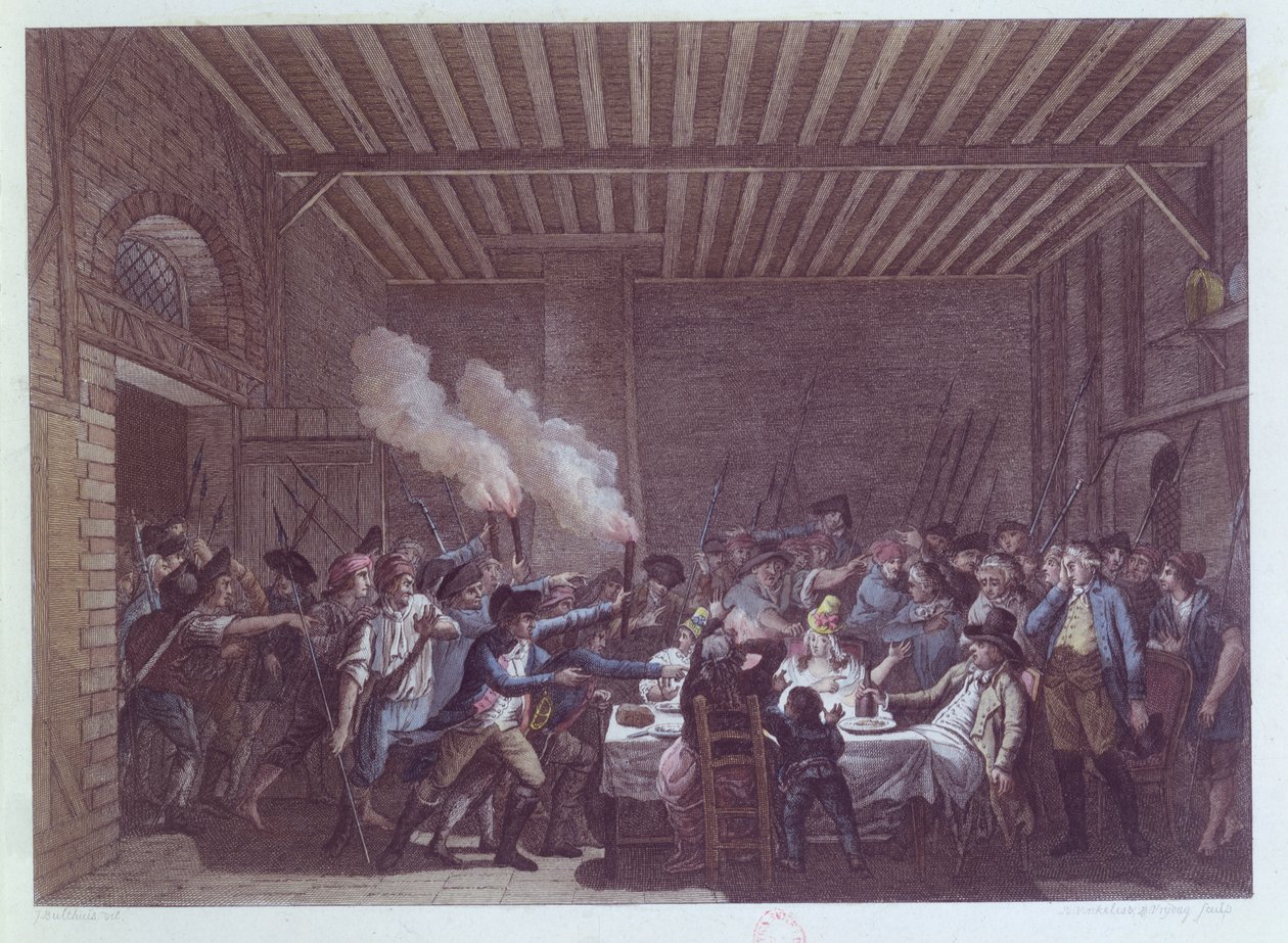 El arresto de Luis XVI en Varennes, 22 de junio de 1791 de Jan Bulthuis