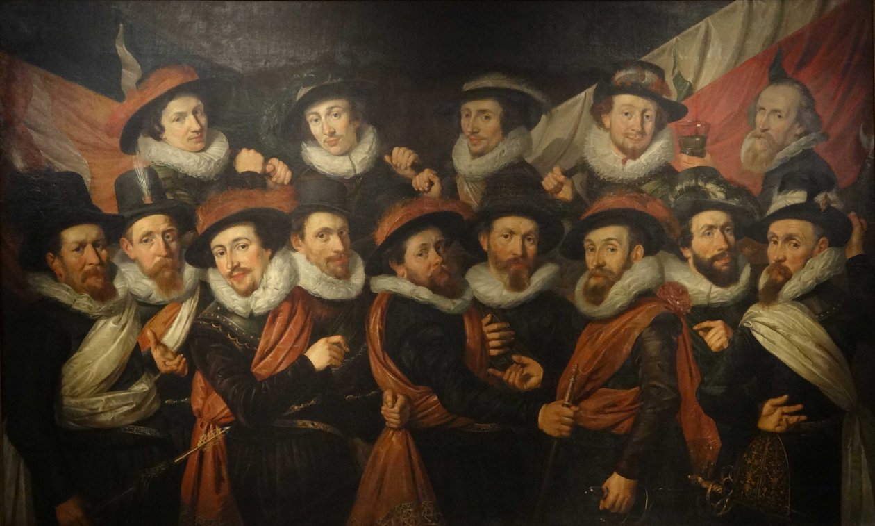 Schuttersstuk, milicia bajo el mando del coronel Andries Swaenswijck de Jan Damesz de Veth