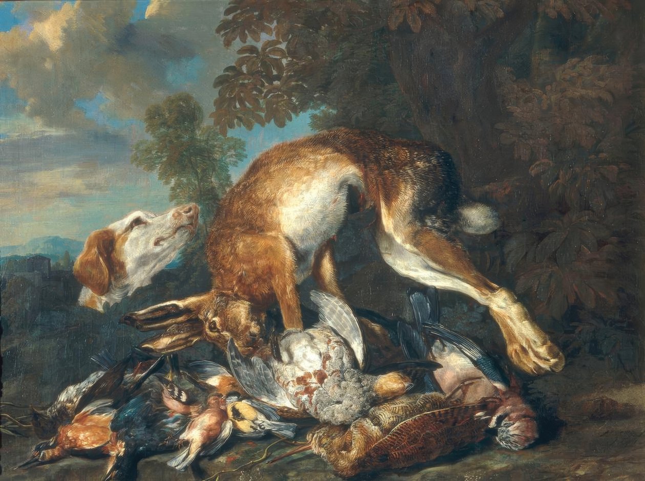 Caza y perro de caza de Jan Fyt