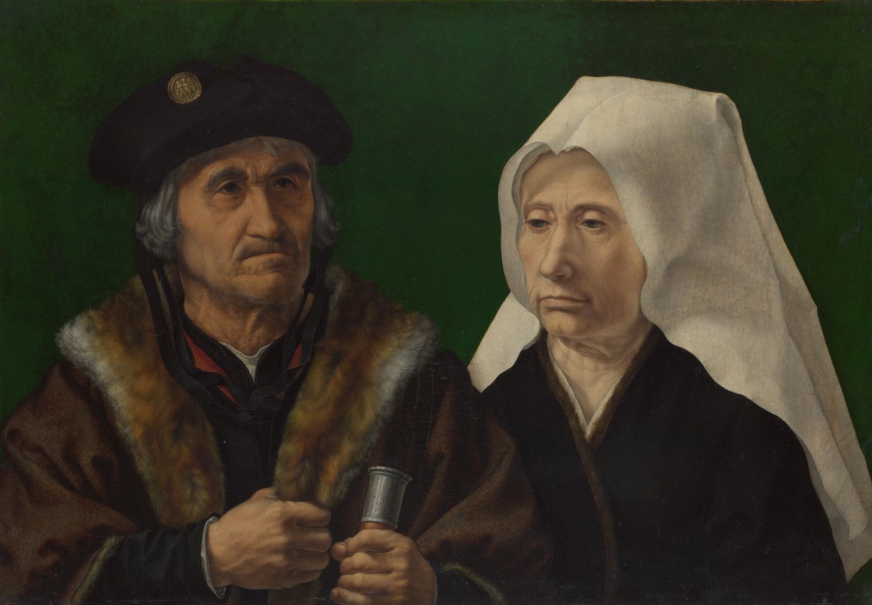 Una pareja de ancianos de Jan Gossaert