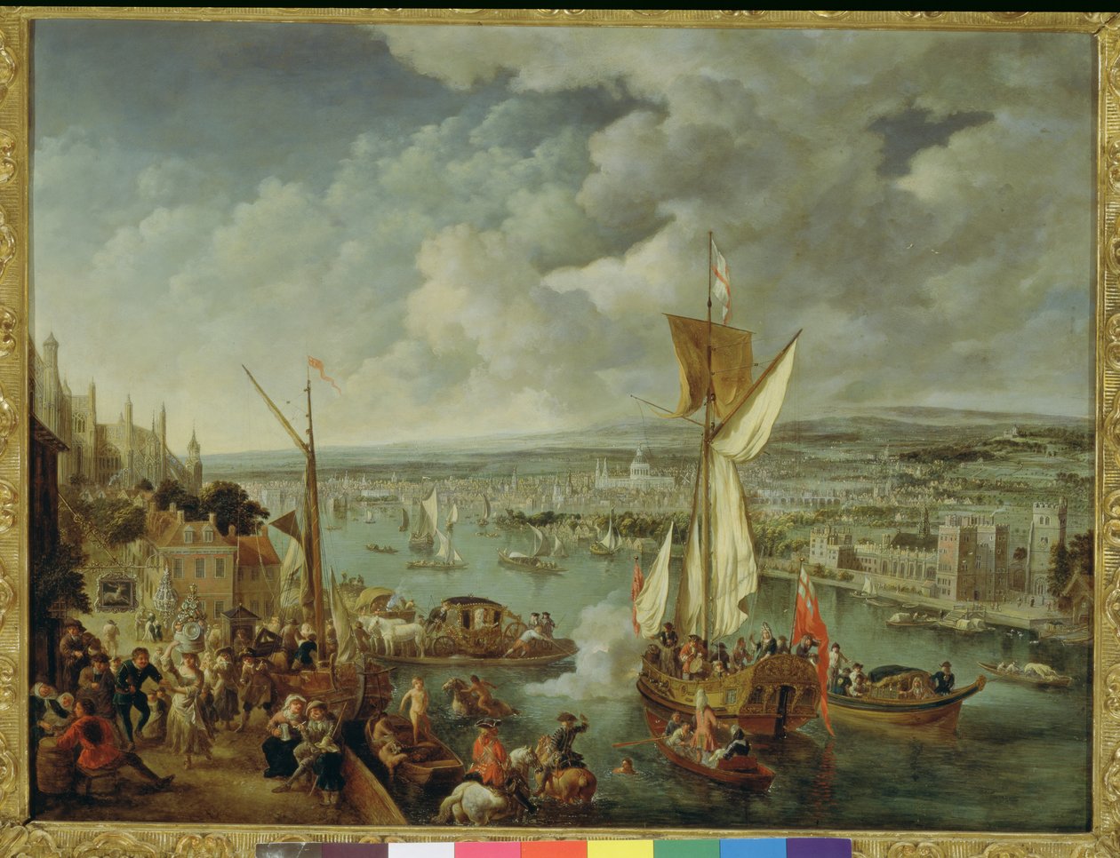 Vista de Londres de Jan Griffier