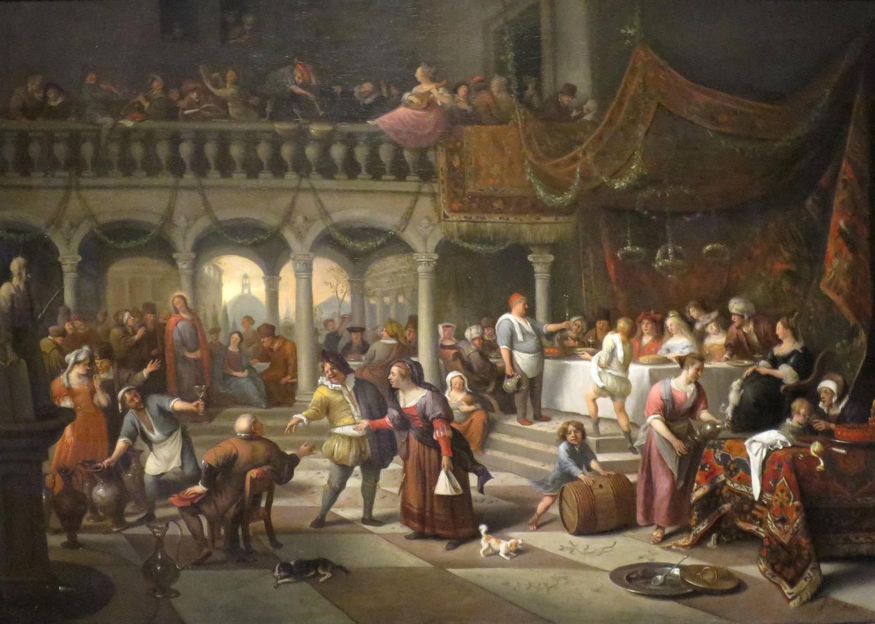 Las bodas de Caná de Jan Havickszoon Steen