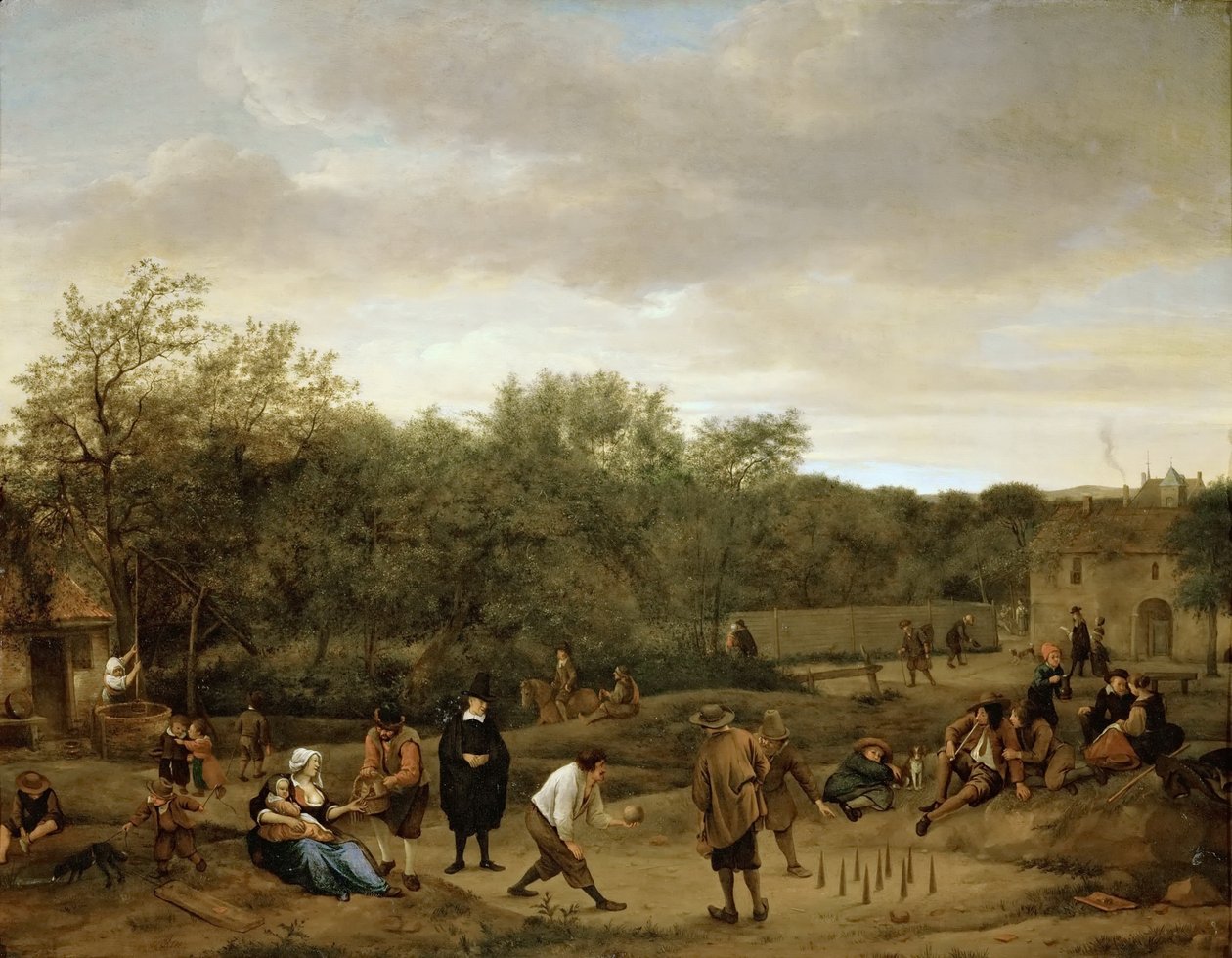 El juego de bolos de Jan Havickszoon Steen