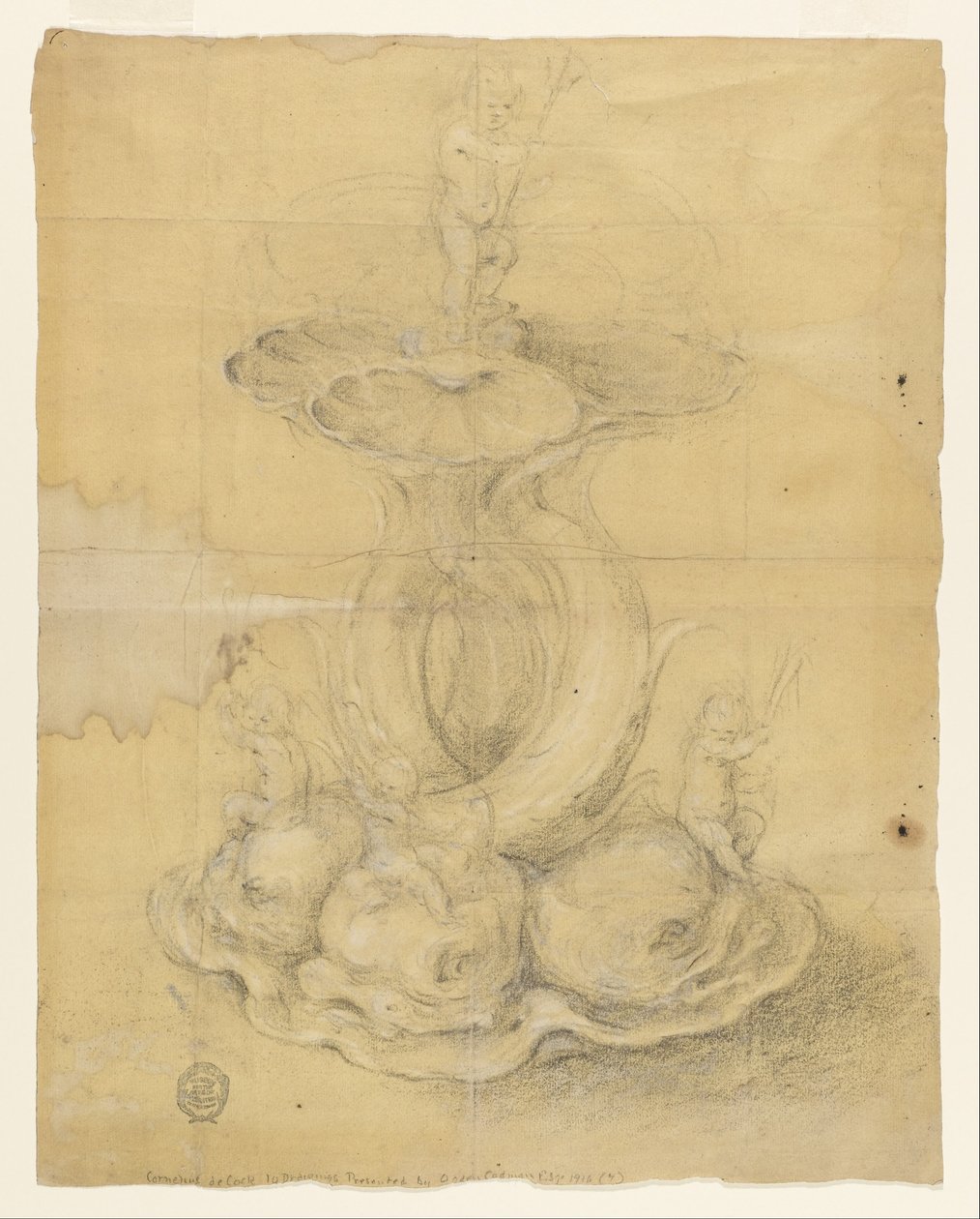 Diseño para un centro de mesa de Jan Lutma