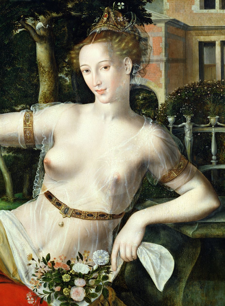 (detalle) de Flora, 1559 de Jan Massys or Metsys