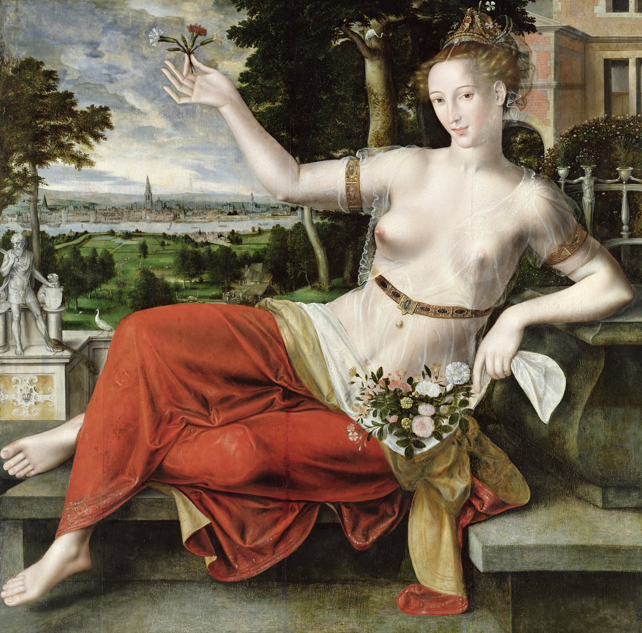 Flora, 1559 de Jan Massys or Metsys