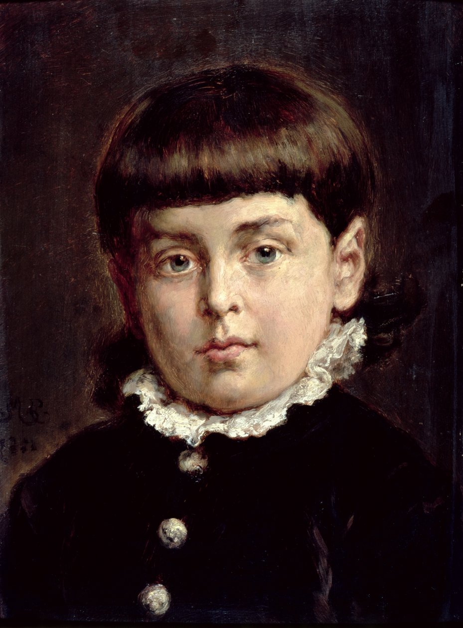 Retrato de un niño joven, 1883 de Jan Alojzy Matejko