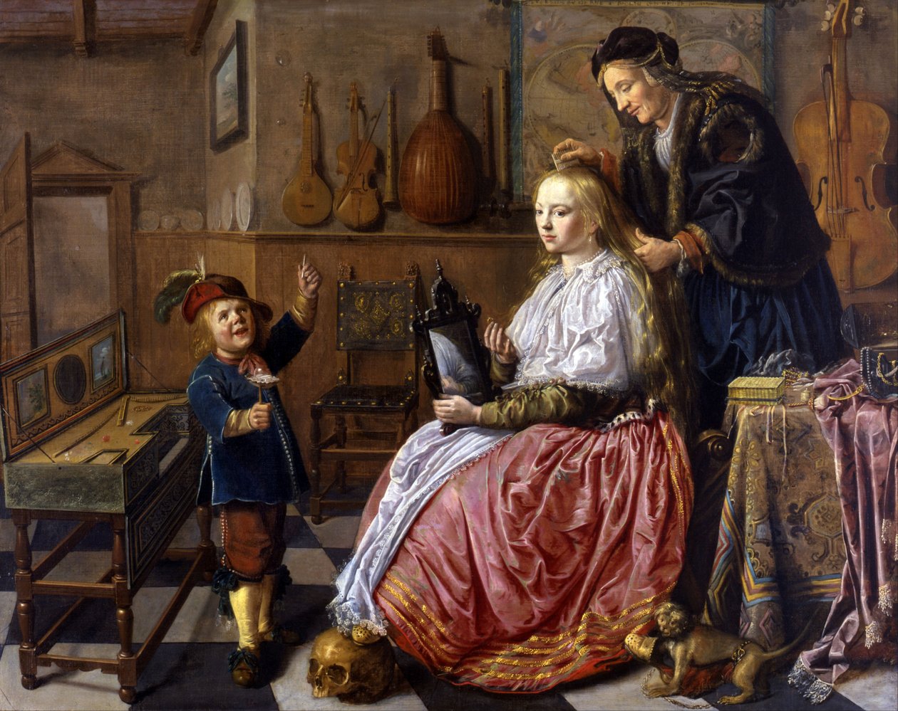 Alegoría de la vanidad de Jan Miense Molenaer