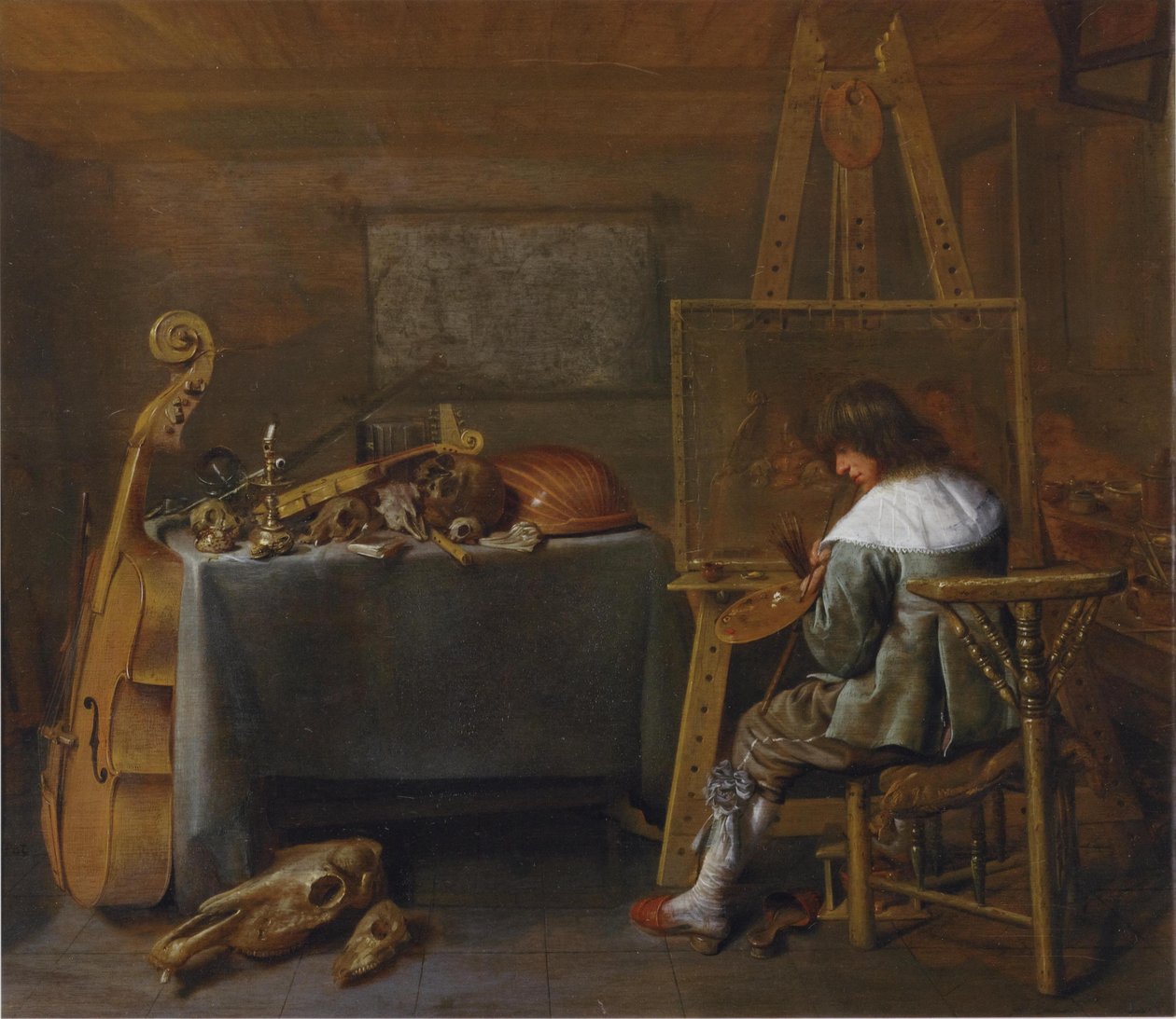 Pintor en su estudio de Jan Miense Molenaer