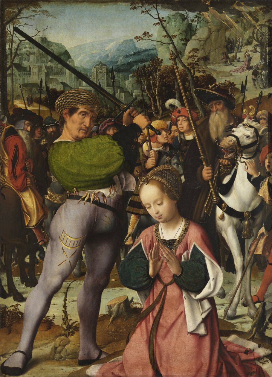 El martirio de Santa Catalina de Jan Provoost
