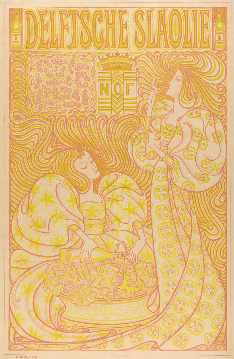 Jan Toorop, Aceite de Ensalada de Delft, 1895 de Jan Toorop