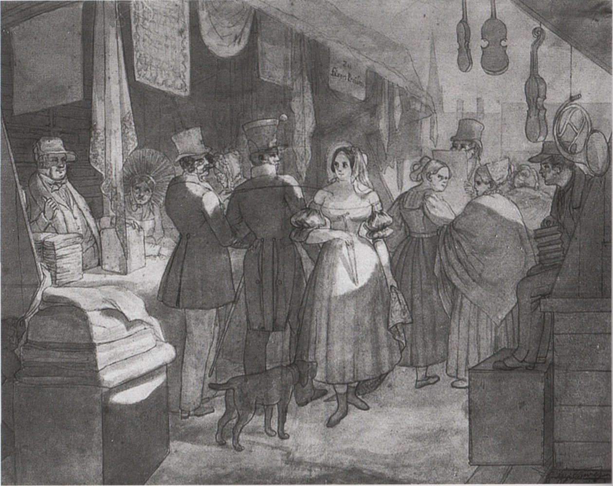 En la feria de Jan Vermeer van Delft