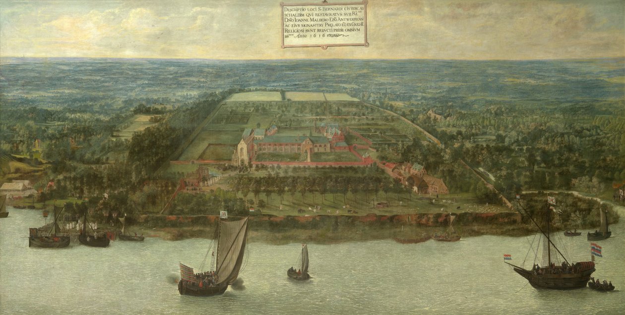 La abadía de San Bernardo en Hemiksem de Jan Wildens