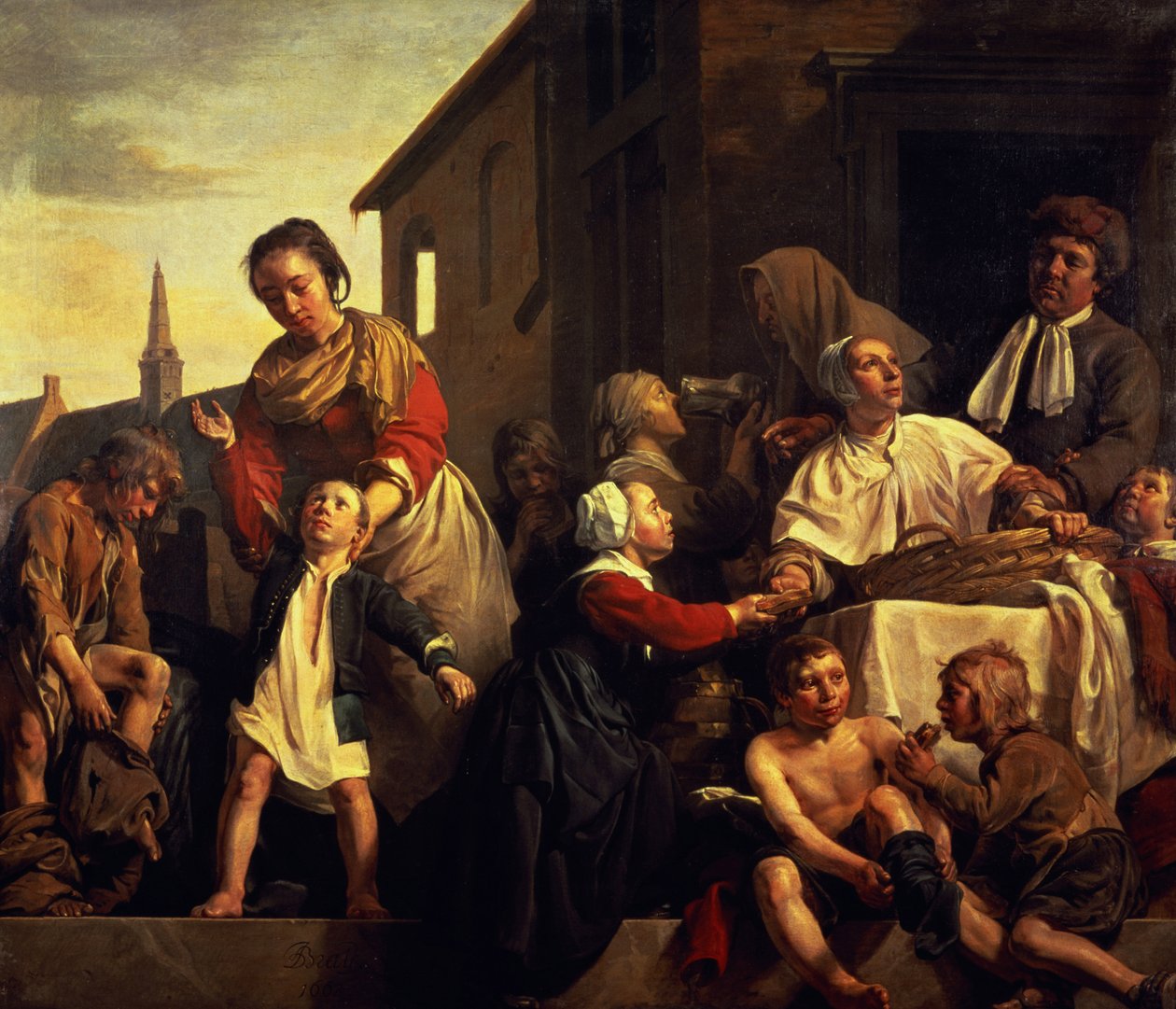 Cuidando a los huérfanos de Jan de Bray