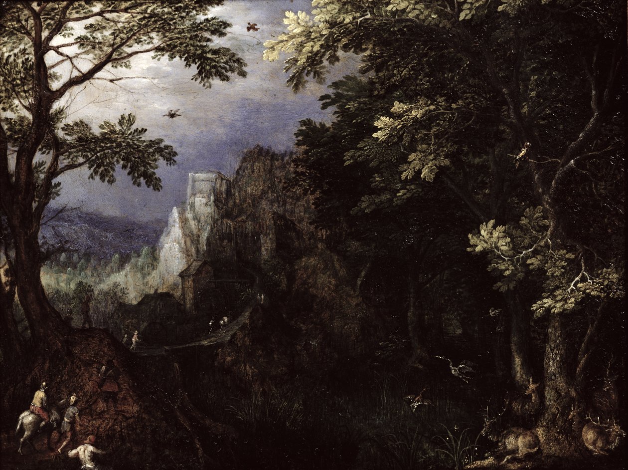 Paisaje montañoso de Jan the Elder Brueghel