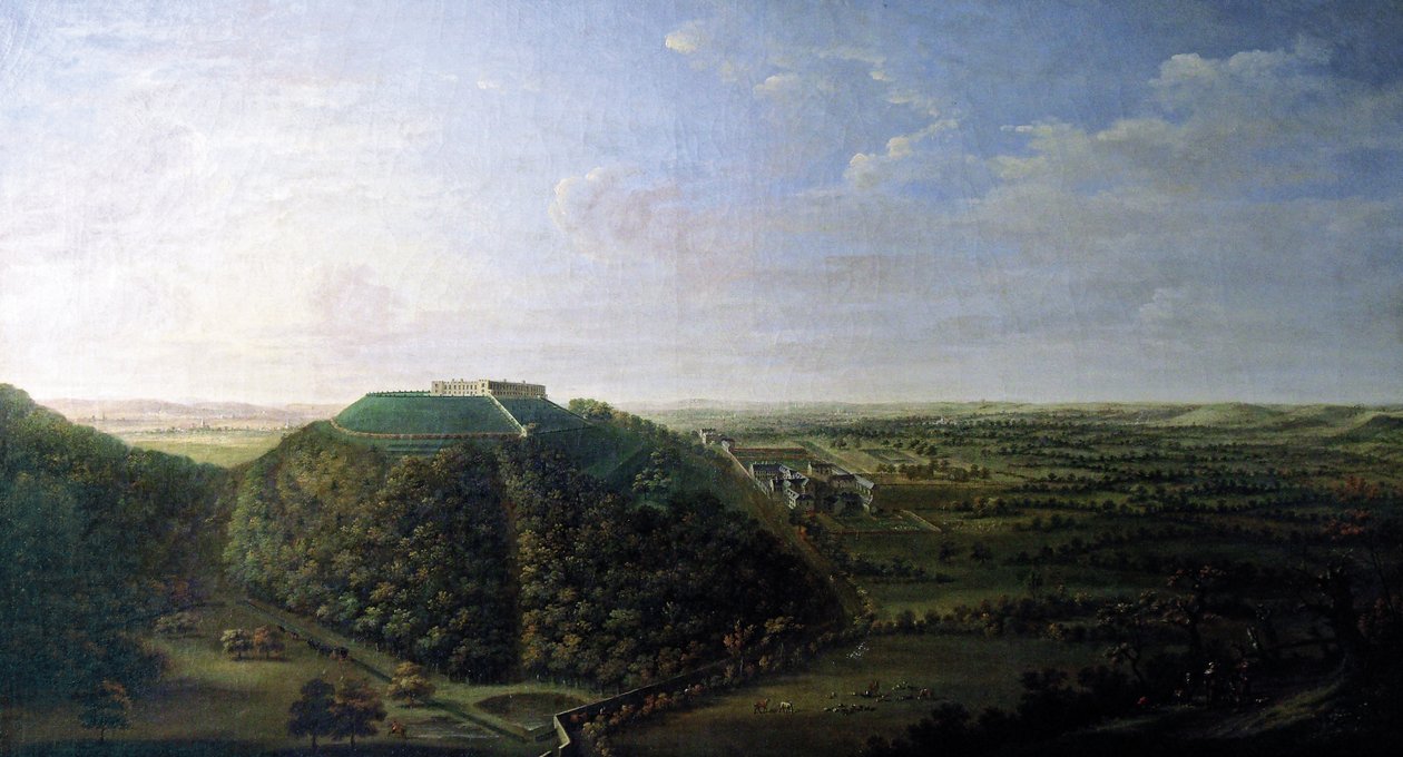 Vista del Castillo de Belvoir, 1744 de Jan the Younger Griffier