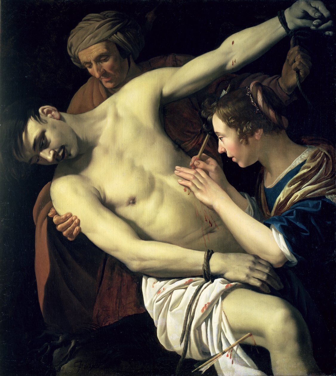 San Sebastián y Santa Irene, 1624 de Jan van Bijlert or Bylert