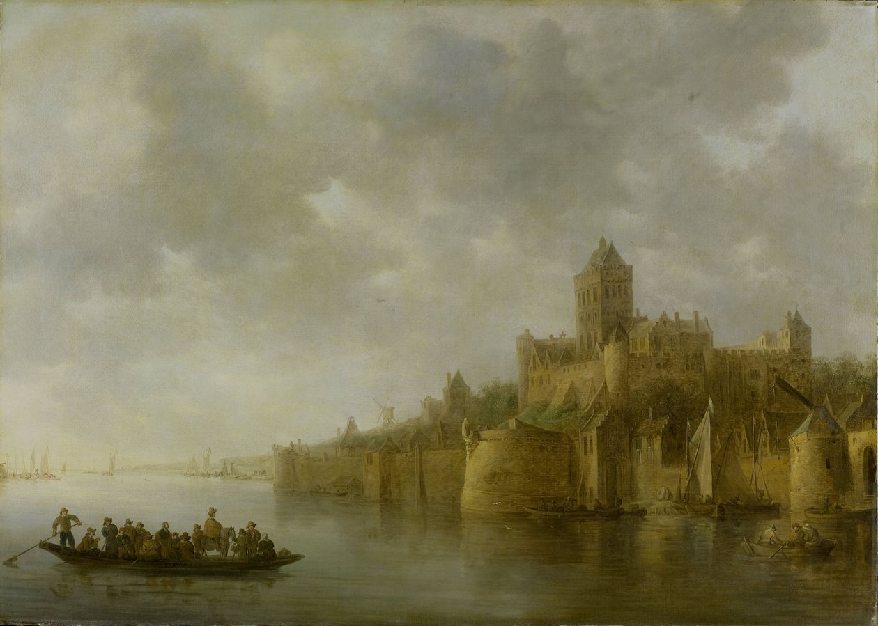 Het Valkhof en Nijmegen de Jan Josephsz van Goyen