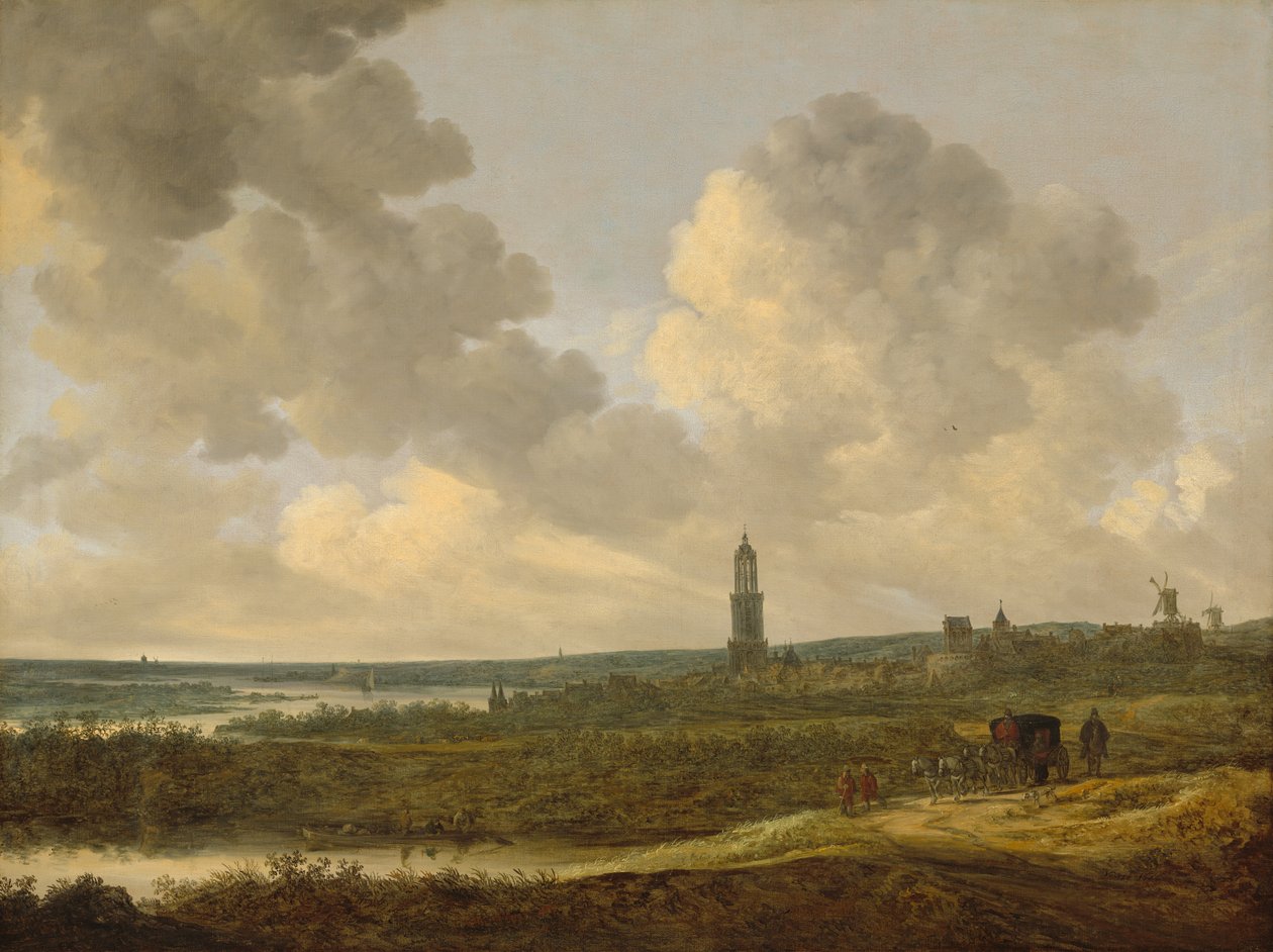 Vista de Rhenen de Jan Josephsz van Goyen